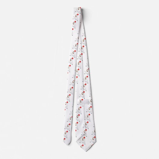 Valentijn Unicorn Stropdas (Achterkant)