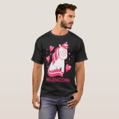 Valentijn Unicorn T-shirt (Voorkant volledig)