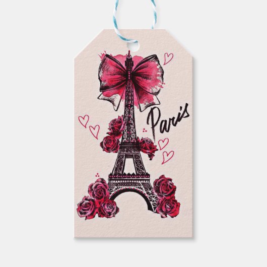 valentijn vakantie cadeaulabel (Voorkant)