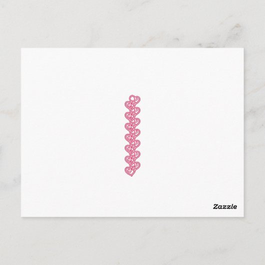  Valentijn van 1950, Little Girl & Umbrella Briefkaart (Achterkant)