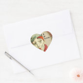 Valentijn van  bedrukte expressie hart sticker (Envelop)