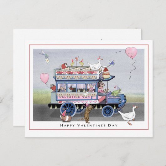 Valentijn Van Briefkaart (Voorkant / Achterkant)