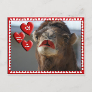 VALENTIJN VAN DE CAMEL - WEKKENDE LIPSTICK - KRIJG FEESTDAGENKAART