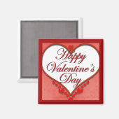 Valentijn van de hartslag magneet (Voorkant / Achterkant)