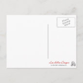 Valentijn van de hartslag van Pomegranaat Feestdagenkaart (Achterkant)