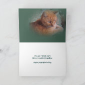 Valentijn van de Kat Feestdagen Kaart (Binnen)