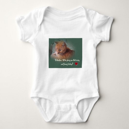 Valentijn van de kat romper (Voorkant)