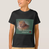 Valentijn van de kat t-shirt (Voorkant)