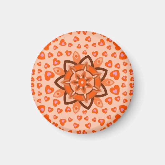 VALENTIJN VAN DE KLEURENHOORZITTING, GROTE DAG MAGNEET (Voorkant)