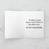 Valentijn van de minnaar feestdagen kaart (Binnen)