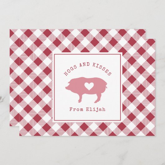 Valentijn van de varkensreuen (Voorkant / Achterkant)