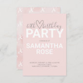 Valentijn van de waterverf 40e verjaardag (Voorkant / Achterkant)