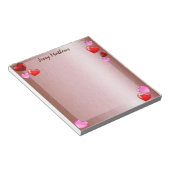 VALENTIJN VAN ELEGANT WATERVERF HOORT LOVE GOLDEN NOTITIEBLOK (Schuin)