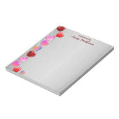 VALENTIJN VAN ELEGANT WATERVERF VERLIEFT HOORZITTI NOTITIEBLOK (Linkerzijde)