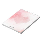 Valentijn van hart en liefde notitieblok (Linkerzijde)