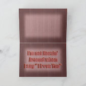 Valentijn van Horse Lovers Feestdagen Kaart (Binnen)