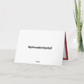 Valentijn van Horse Lovers Feestdagen Kaart (Achterkant)