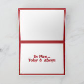 Valentijn van Horse Lovers Feestdagen Kaart (Binnen)