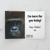 VALENTIJN VAN I'LL BE YOUR BIG GORILLA KAART (Binnen)