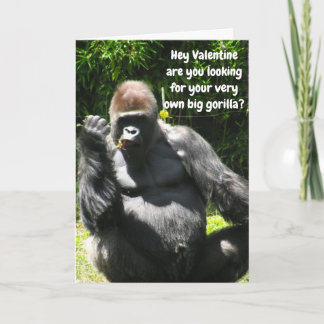 VALENTIJN VAN I'LL BE YOUR BIG GORILLA KAART