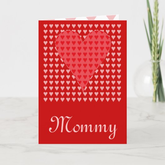 Valentijn van mama feestdagen kaart (Voorkant)