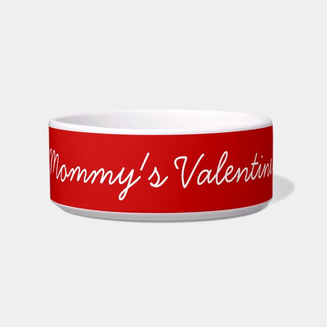 Valentijn van mama voerbakje (Voorkant)