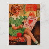 Valentijn van moeder feestdagenkaart (Voorkant)