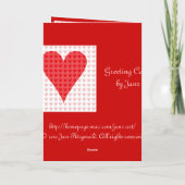 Valentijn van Nana Feestdagen Kaart (Achterkant)