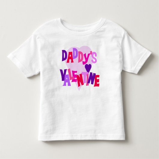 Valentijn van papa kinder shirts (Voorkant)
