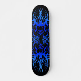 Valentijn van tribaal Tattoo Hart - blauw Persoonlijk Skateboard