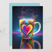 Valentijn van vriendschap feestdagenkaart (Voorkant / Achterkant)