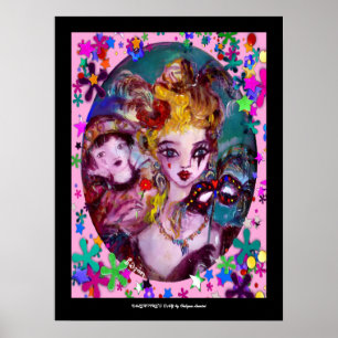 VALENTIJN VENETIAANSE MASKERS POSTER