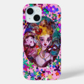 VALENTIJN VENETIAN MASKERADE MASKS EN CONFETTI Case-Mate iPhone CASE (Achterkant)