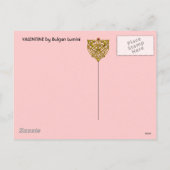 VALENTIJN VENETIAN MASKERADE MASKS EN CONFETTI FEESTDAGENKAART (Achterkant)