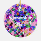 VALENTIJN VENETIAN MASKERADE MASKS EN CONFETTI KERAMISCH ORNAMENT (Achterkant)