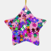 VALENTIJN VENETIAN MASKERADE MASKS EN CONFETTI KERAMISCH ORNAMENT (Achterkant)