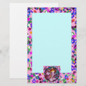 VALENTIJN VENETIAN MASKERADE MASKS, PINK CONFETTI BRIEFPAPIER (Voorkant / Achterkant)