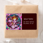 VALENTIJN VENETIAN MASQUERADE CONFETTI ETIKET (Insitu)