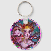 VALENTIJN VENETIAN MASQUERADE CONFETTI SLEUTELHANGER (Voorkant)