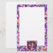 VALENTIJN VENETIAN MASQUERADE MASKS BRIEFPAPIER (Voorkant / Achterkant)