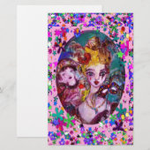 VALENTIJN VENETIAN MASQUERADE MASKS BRIEFPAPIER (Voorkant / Achterkant)