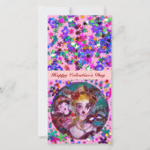 VALENTIJN VENETIAN MASQUERADE MASKS FEESTDAGENKAART (Voorkant)