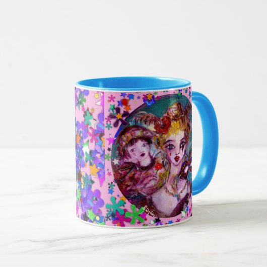 VALENTIJN VENETIAN MASQUERADE MASKS MOK (Voorkant rechts)