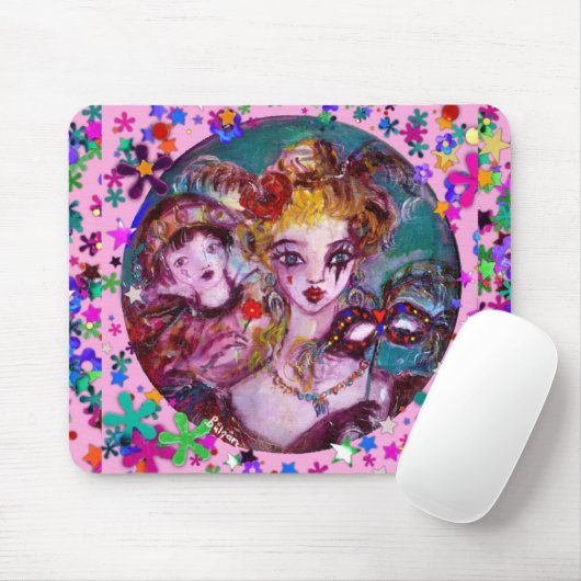 VALENTIJN VENETIAN MASQUERADE MASKS MUISMAT (Met muis)