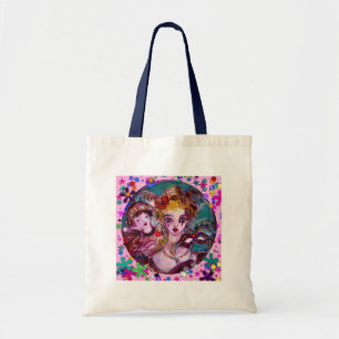 VALENTIJN VENETIAN MASQUERADE MASKS TOTE BAG