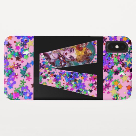 VALENTIJN VENETIAN MASQUERADE MONOGRAM/BRIEF Case-Mate iPhone CASE (Achterkant (horizontaal))