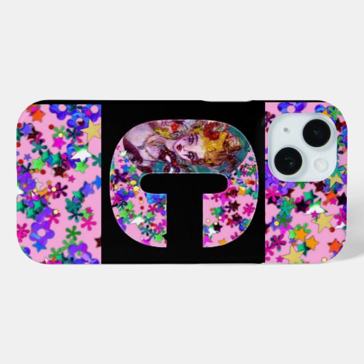 VALENTIJN VENETIAN MASQUERADE MONOGRAM C BRIEF Case-Mate iPhone CASE (Achterkant (horizontaal))