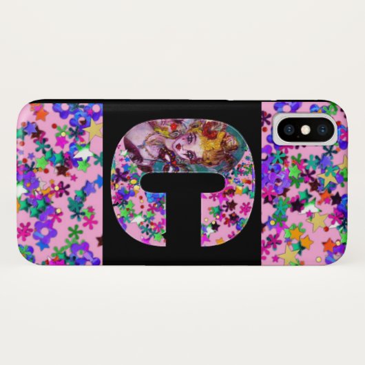 VALENTIJN VENETIAN MASQUERADE MONOGRAM C BRIEF Case-Mate iPhone CASE (Achterkant (horizontaal))