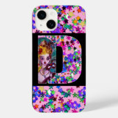 VALENTIJN VENETIAN MASQUERADE MONOGRAM D BRIEF Case-Mate iPhone CASE (Achterkant)