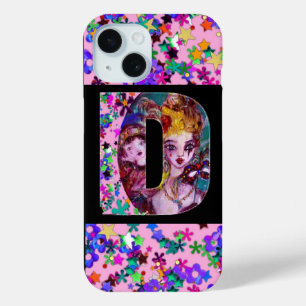 VALENTIJN VENETIAN MASQUERADE MONOGRAM D BRIEF iPhone 15 CASE